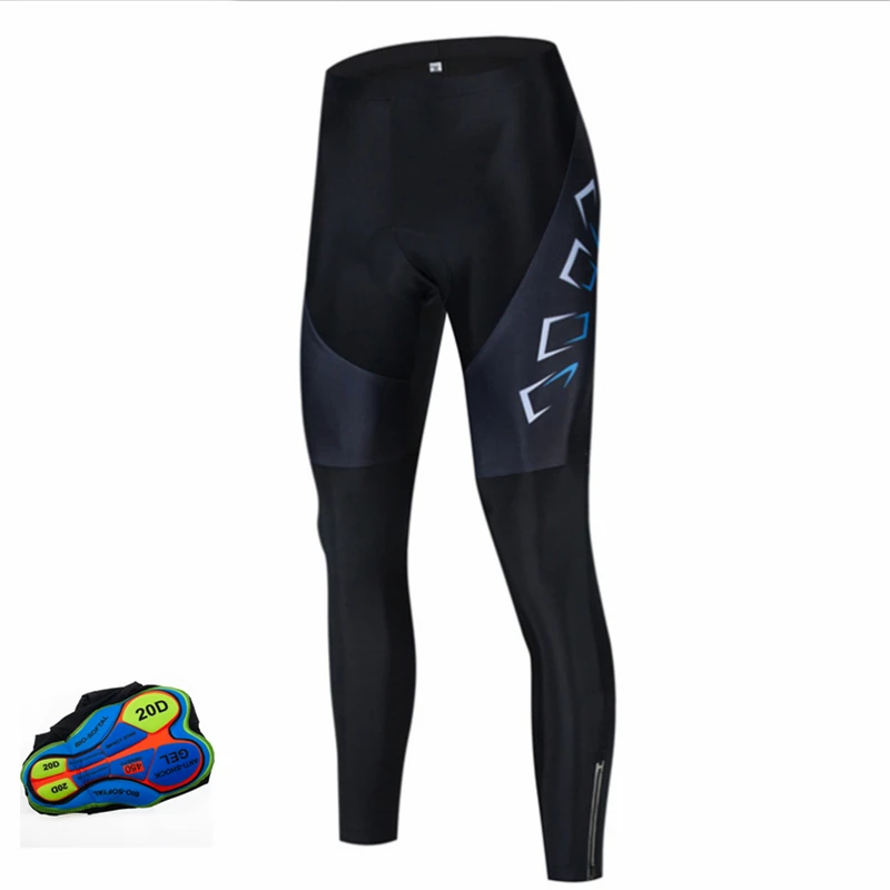 Lente En Herfst Fiets Bib Broek Mannen Outdoor Wear Mtb Fiets Fietsen Broek Ademend 20D Coolmax Gel Padded Fietsen Broek