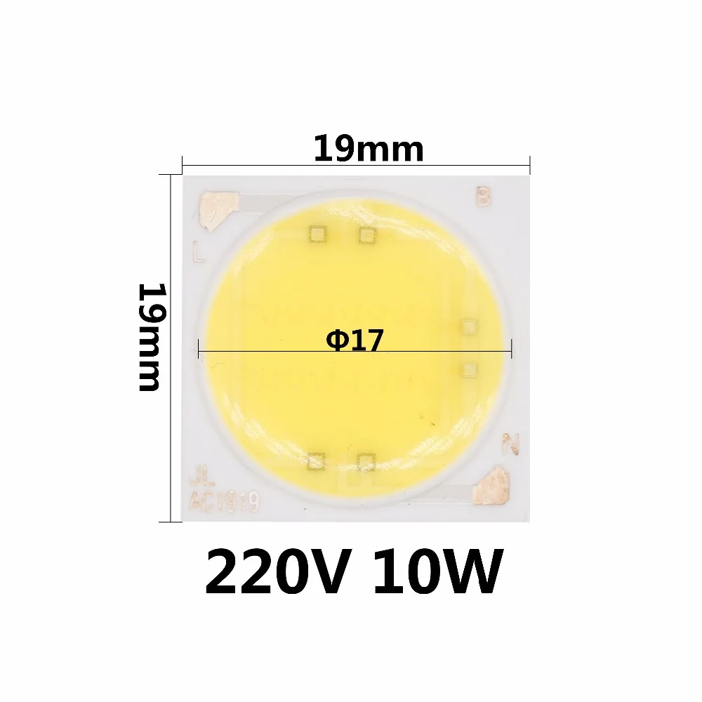 

AC220V 10W 15W 20W New Ceramics COB LED Bulbs Chip Lamp Smart IC Good Quality Chip For Outdoor FloodLight DIY Warm White