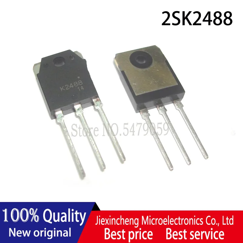 5 sztuk K2488 2SK2488 TO-3P 10A 900V MOSFET nowy oryginał