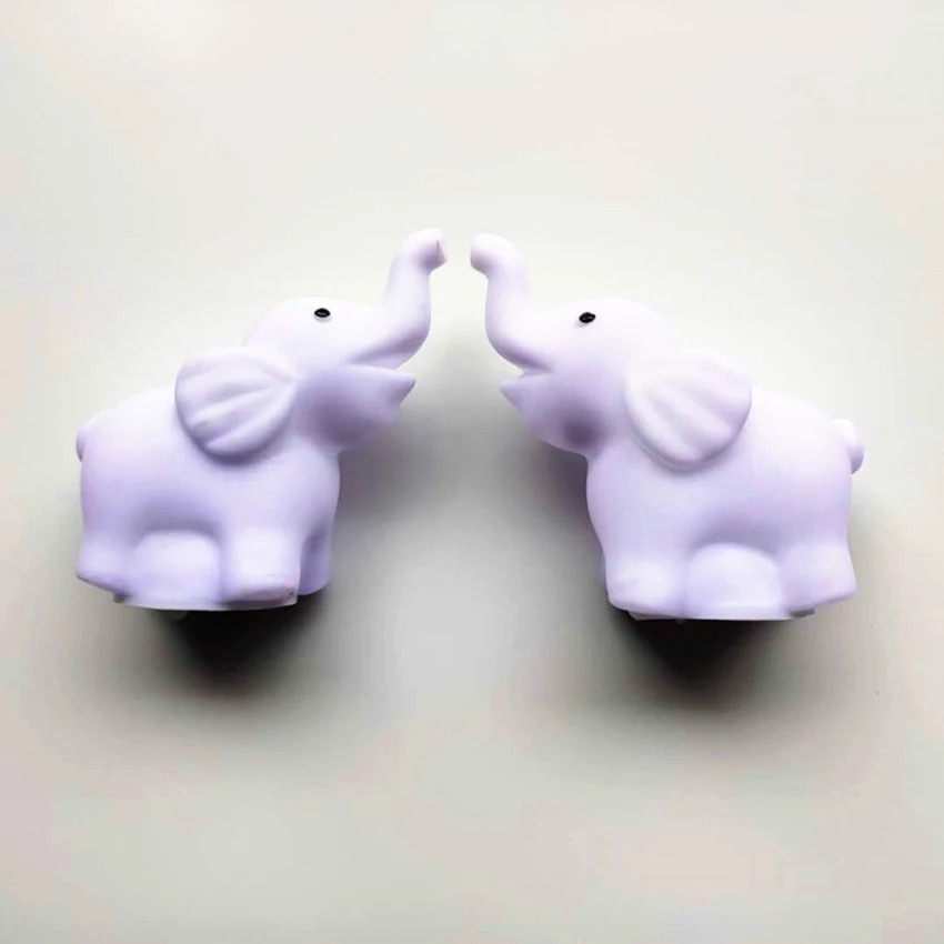 Luci notturne a LED per animali per ragazze e ragazzi-luce notturna in plastica-lampada a forma di elefante adorabile che cambia colore luce notturna per la scuola materna