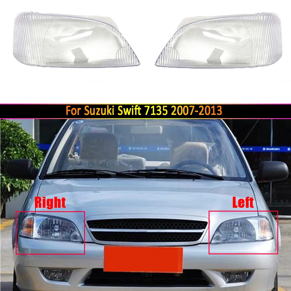 

For Suzuki Swift 7135 2007 2008 2009 2010 2011 2012 Car Front Headlight Cover Lampshade Lampcover Head Lamp light Covers Shell