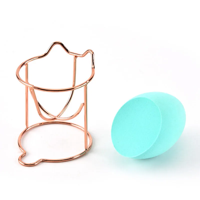 Makeup Sponge Holder Beauty Makeup Puff Rack Powder Puff Blender Storage Rack Sponge Drying Stand Holder Cosmetic Puff Holder