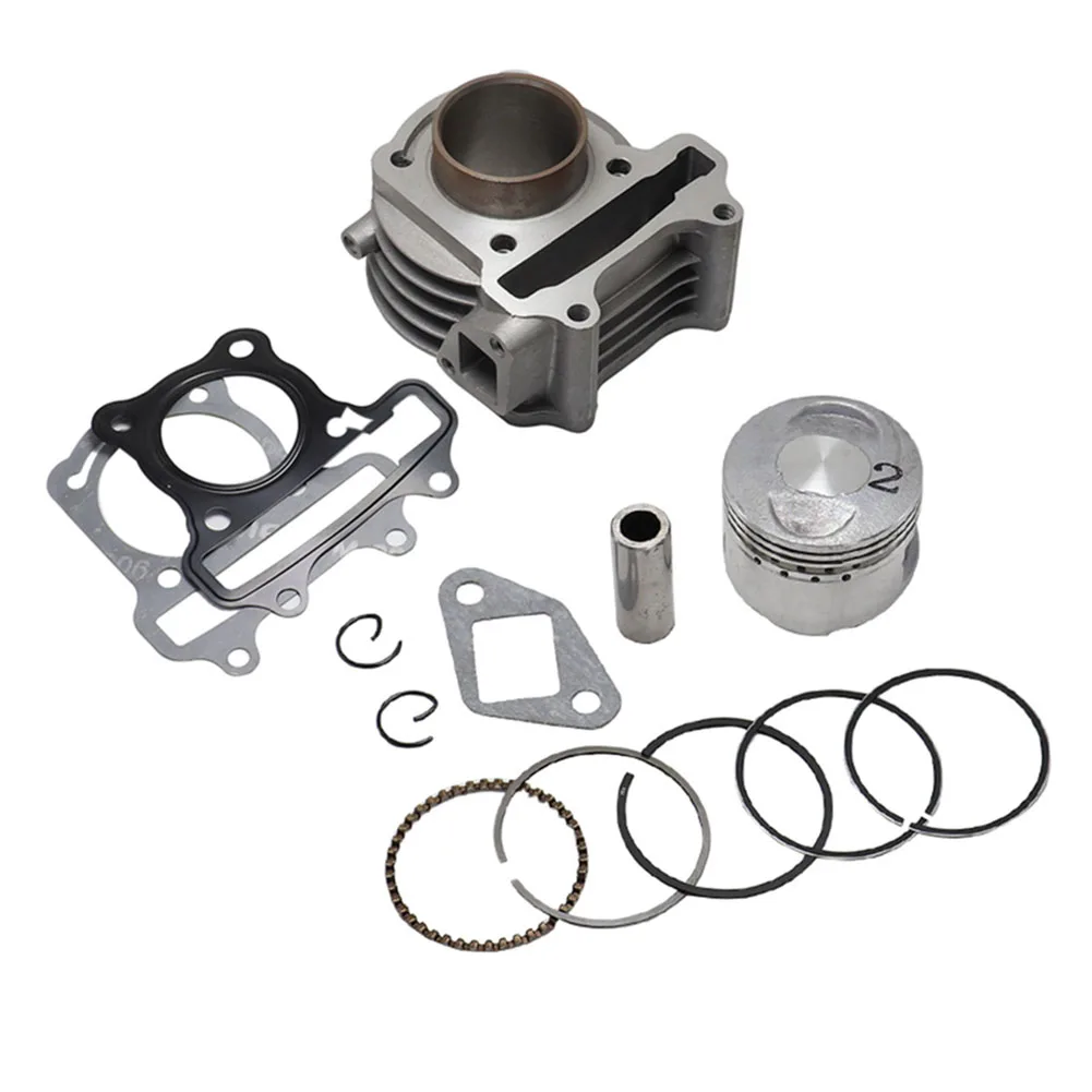 GY6 60cc Chinese Scooter Engine 44mm Big Bore Cylinder Kit Piston Kit For 4T 139QMB 139QMA JONWAY JMSTAR ZNEN Roketa Moped