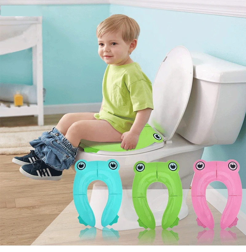 Baby Travel Folding Potty Seat Toddler Silicone Non-slip Portable Toilet Training Mat Vhildren Urinal Cushion Children Chair Pad