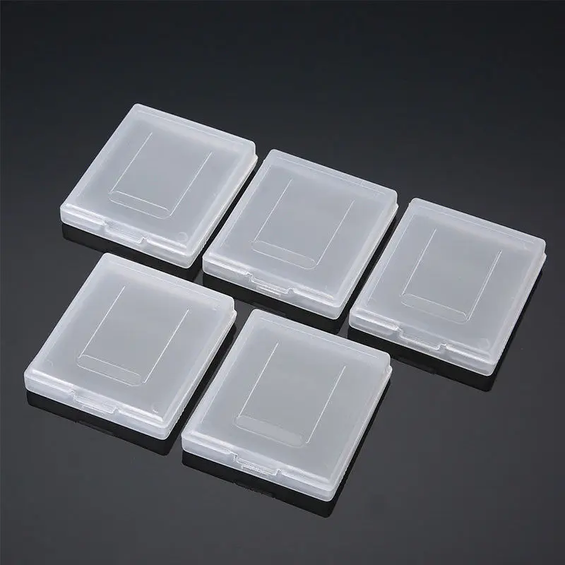 Ostent 5 pçs/set caixa de cartão de jogo para nintendo jogo menino cor gbc jogo portátil caixa de armazenamento cartões caso protetor