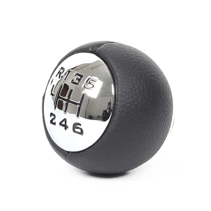 5 6 Speed PU Leather Gear Shift Knob Head Handball for Peugeot 307 308 3008 407 5008 807 / Citroen C3 C4 C4 Picasso C8