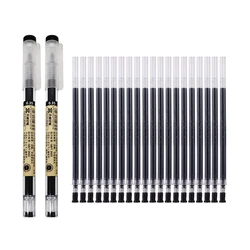 Stylo gel ultra fin 0.35mm, encre noire/bleue/rouge, tiges de pilules quotidiennes, stylo déficit pour l'école et le bureau, fournitures développe, papeterie, lot de 11 pièces