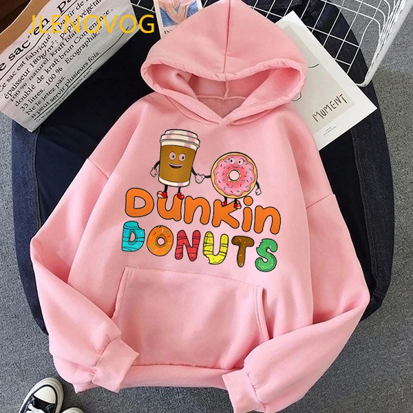 New Arrival 2023 Pink Hoodie Women\'S Clothing Funny Charli Damelio Coffee Graphic Print Sweatshirt Winter Clothes Jumper