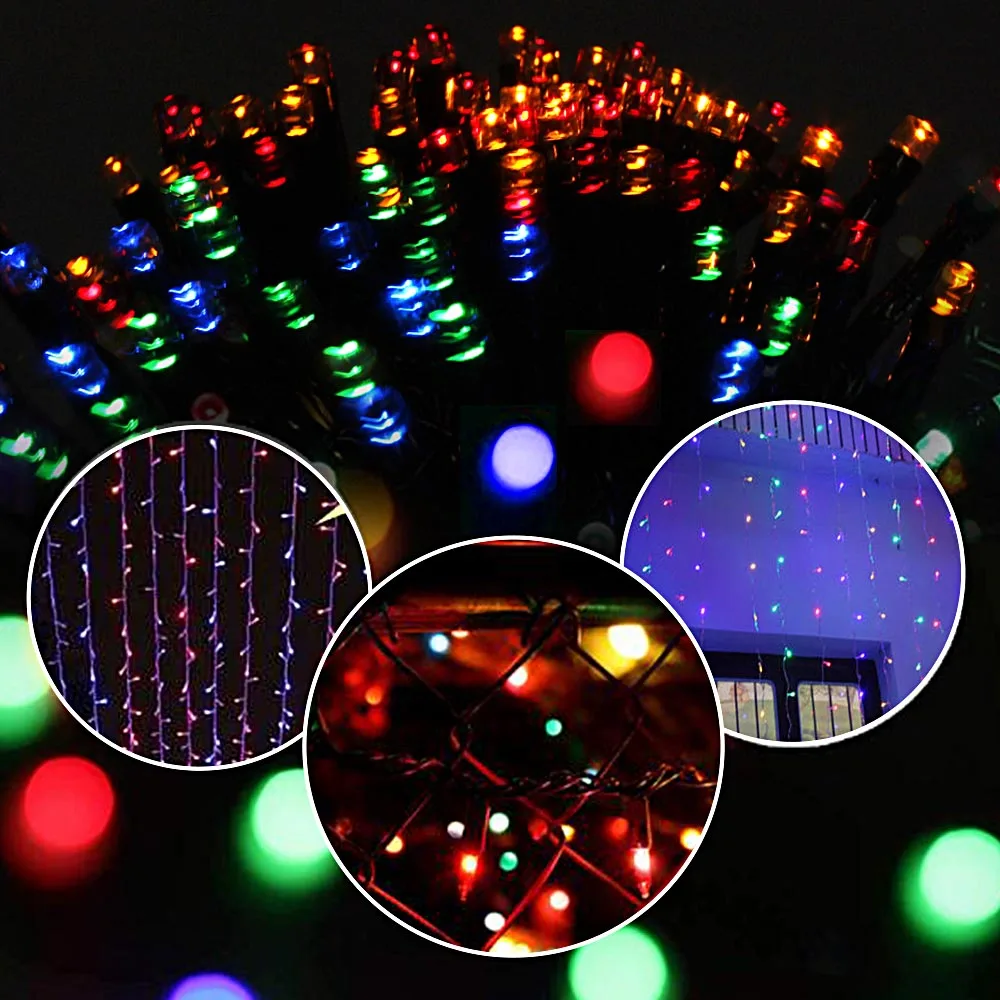 200 Led Outdoor Solar String Garland Festoon Fairy Light 22M IP65 Waterproof Solar Powered Lamp For Yard Fence Garden Decoration