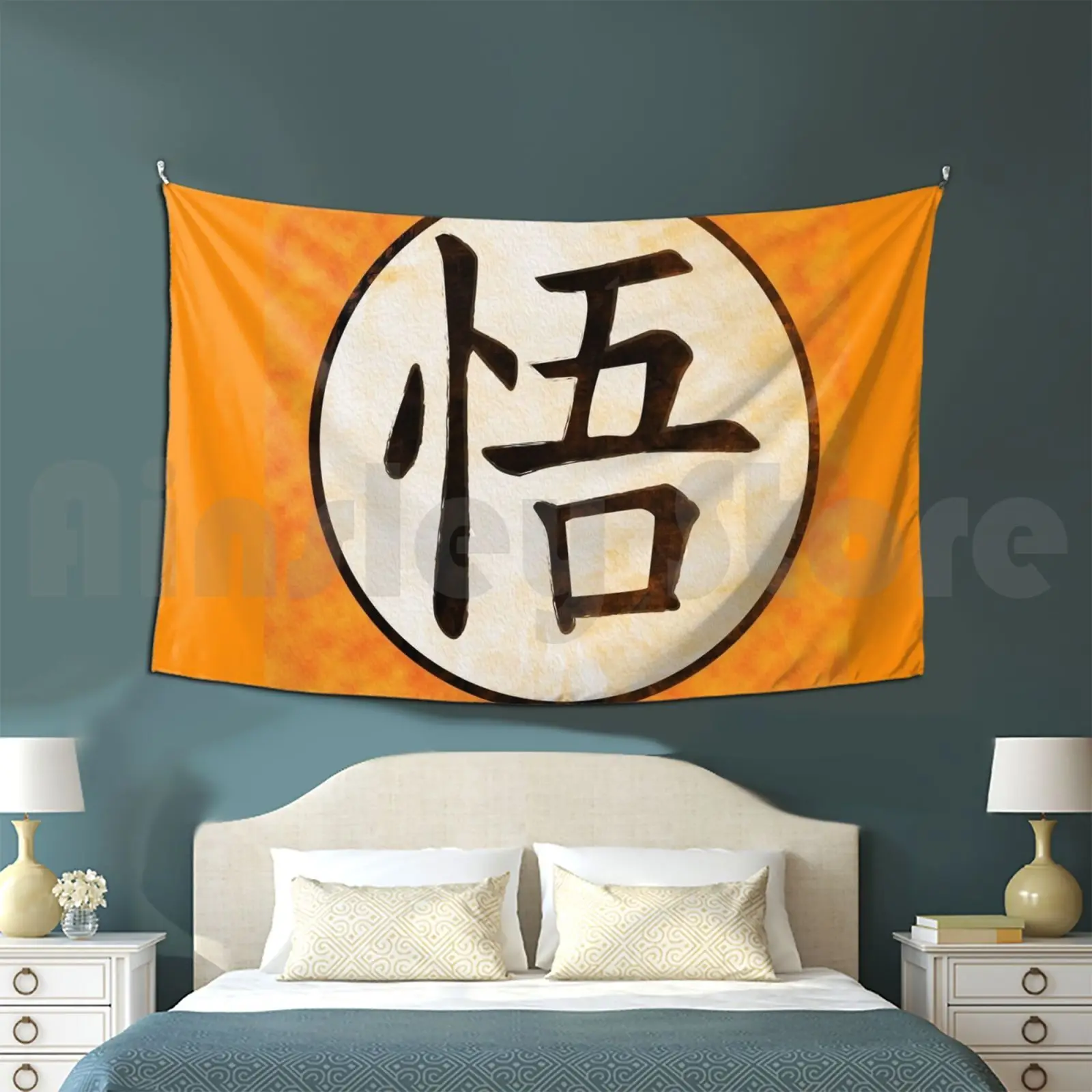 

Fiery Customized Tapestry Dbz Anime Super