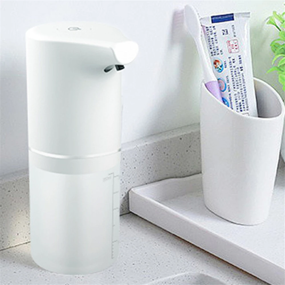 USB Charge Automatic Sensor Foam Soap Dispenser Smart Induction Liquid Soap Dispenser for Kitchen Bathroom Touchless Hand Washer