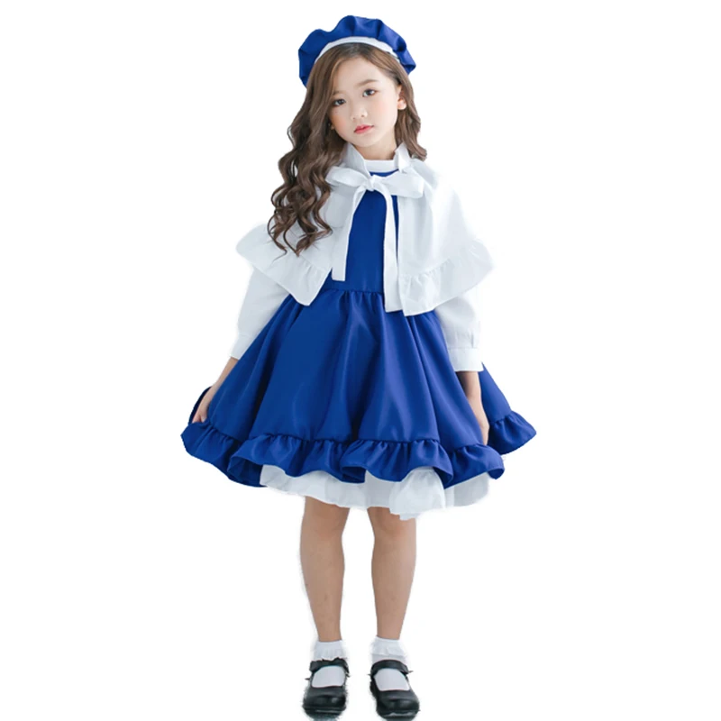 ELBCOS CARDCAPTOR SAKURA Girls Daidouji Tomoyo Singer Dress (Dress+Cloak+Hat)