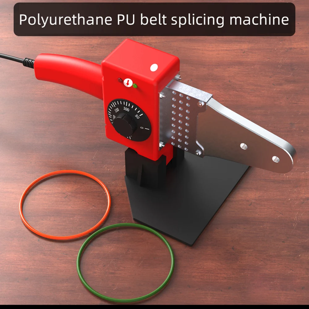 

PU Round Belt Welding Machine Adjustable Temperature 50-300℃ Drive Belt Connector Polyurethane Belt Hot Melt Machine Set Feeder