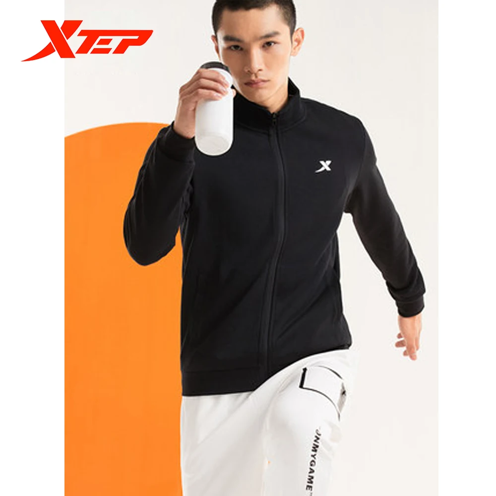 Xtep Men\'s Fashion Sports Sweater Loose Fashion Pullover Casual Casual Sports Shirt Comfortable 880329060047