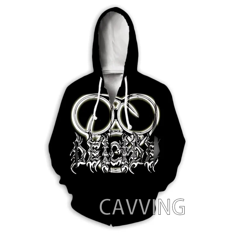 New Fashion  3D Print  DEICIDE  Band  Zipper Hoodies Zip Up Hooded Sweatshirts Harajuku Hoodie Hip Hop Sweatshirts