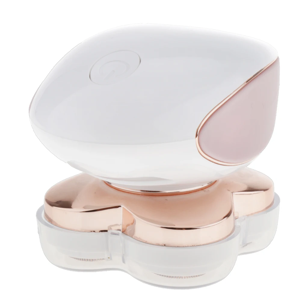 Женская электробритва с четырьмя головками, триммер для волос на лице, ногах и теле, Водонепроницаемый Эпилятор, для удаления волос, европейская вилка