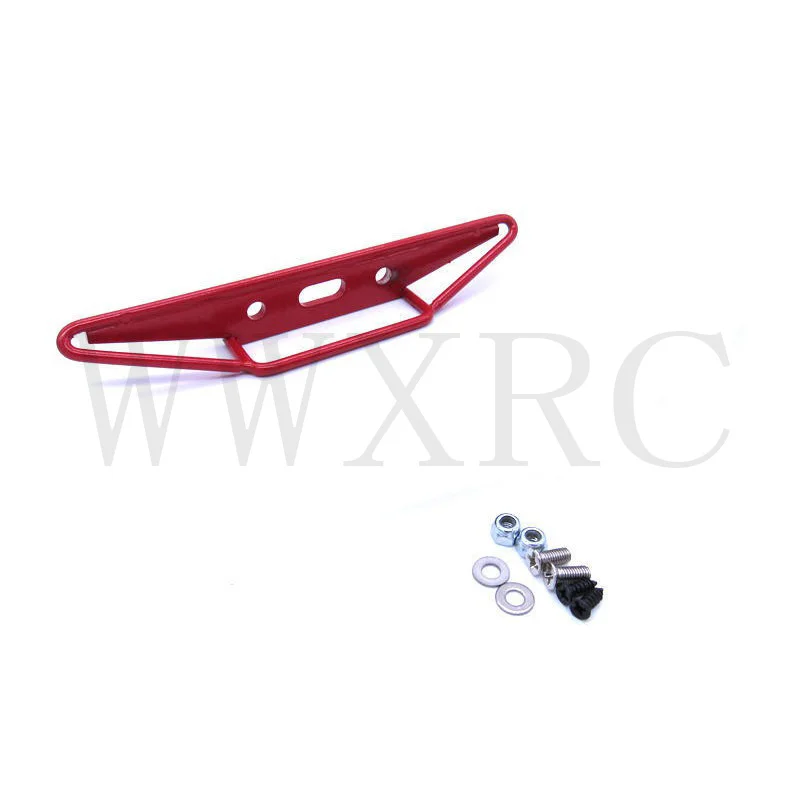 Metal Rear Bumper with Tow Hook for MN D90 D91 D99S MN90 MN99S 1/12 RC Car Upgrade Spare Parts Accessories