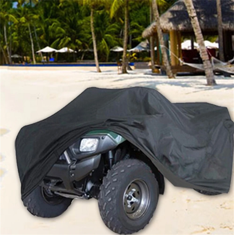 Universal Quad Bike ATV Cover 190T Waterproof Motorcycle Vehicle Scooter Motorbike Covers Black M L XL XXL XXXL