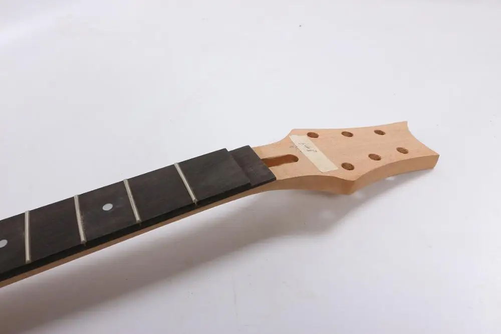 

Unfinished Diy Electric Guitar Neck 24fret 24.75''in Replacement mahogany+Rosewood fretboard bolt on heel