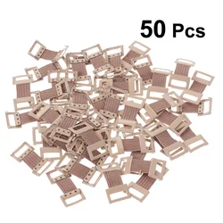 50 Pcs Elastic Bandage Body Wrap Clip Clips Metal Modeling Clasps Child Stretch