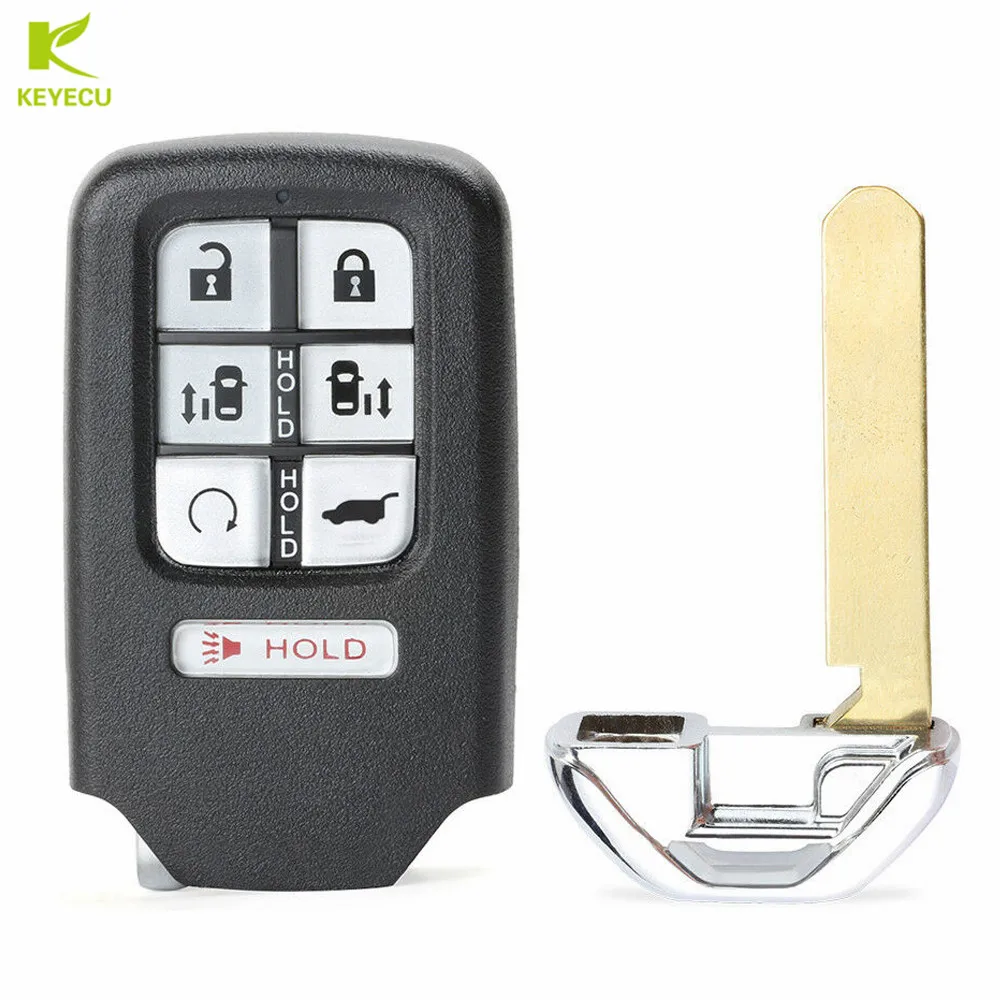

Замена Keyecu для Honda Odyssey 2018 2019, дистанционный автомобильный брелок, 433 МГц, FCC ID: KR5V2X 72147-THR-A31, 7 кнопок, пульт дистанционного управления # 2