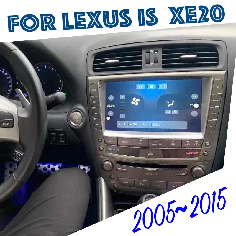 Per Lexus IS F 220 250 350 XE20 2005 ~ 2015 con 360 BirdView Car Stereo Audio navigazione GPS Navi Radio CarPlay incorporato