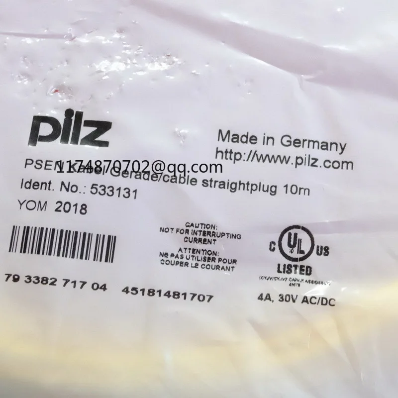 Pilz 533131  PSEN Kabel M8 4 10m 100% new and original