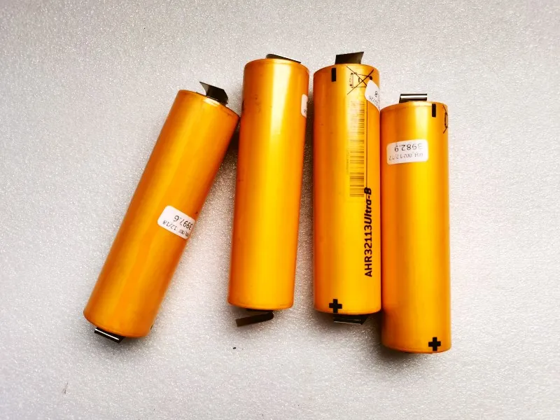 4pcs Original A123 AHR32113 Lifepo4 Battery 3.2V 4.0AH 45C rechargeable Lithium iron phosphate power Batteries with nickel sheet