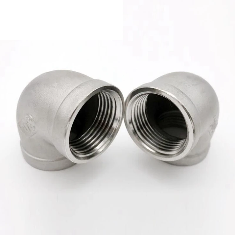1/8 '' - 2'' BSP Innengewinde 304 Edelstahl Gleich 90 Grad Ellenbogen Wasser Rohr Fitting SS304 Joint Stecker