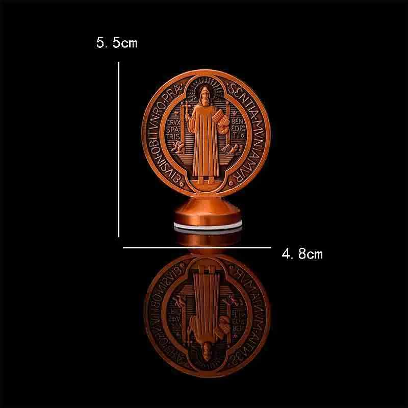 Religious Medal Saint Benedict Decoration Religious Church Relics Group Gift Giveaway 55cmX4.8cm