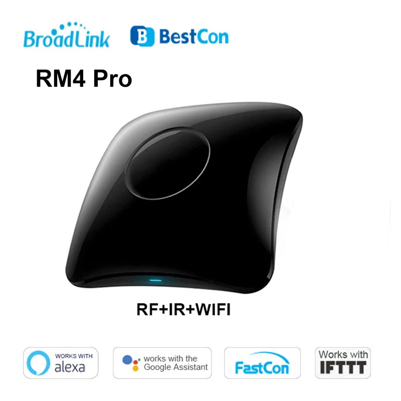 

BroadLink RM4 pro BestCon Domotica Mando a distancia Universal Remote Controller RF IR Hub Alexa Google Home