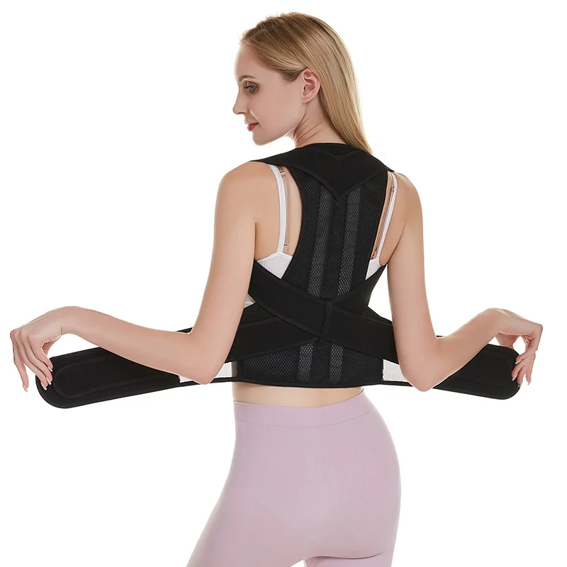 

Adjustable Back Posture Corrector Spine Back Shoulder Lumbar Brace Support Belt Posture Correction Back Blet No Slouching