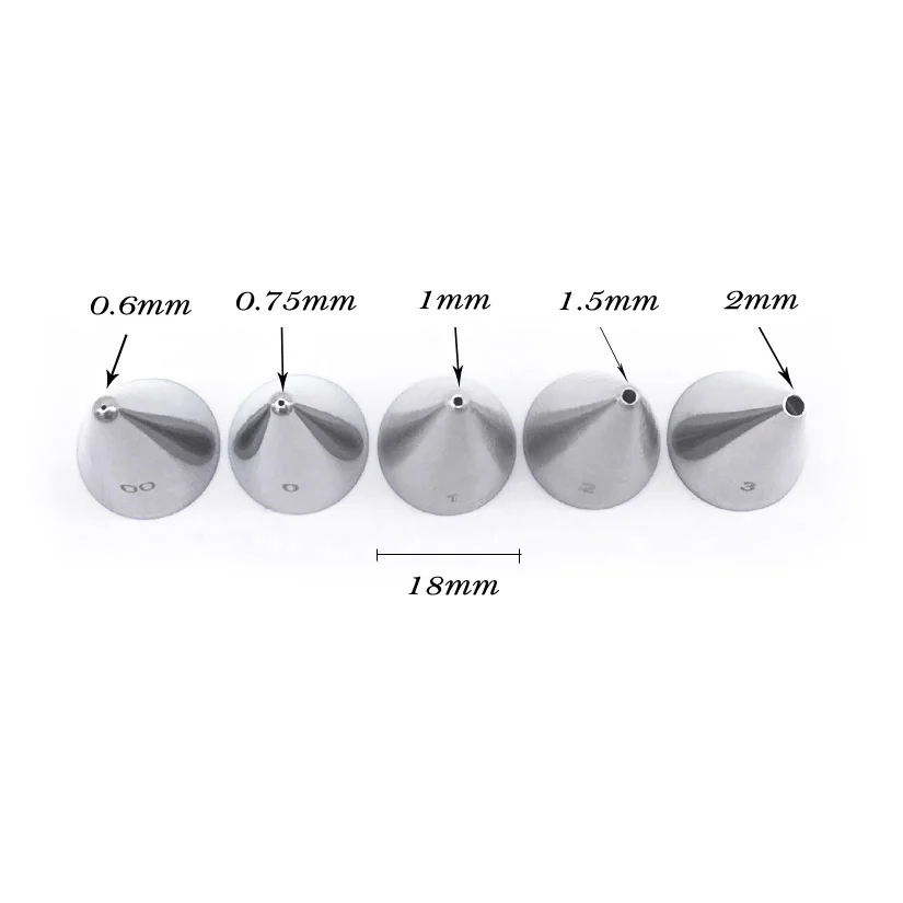 2/3/5/7/12 Pcs/Set Icing Piping Nozzles Set Russian Round Tips  Fondant Cake Cream Decorating Pastry Tools