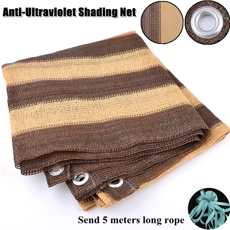

Anti-UV Sunshade Net Garden Succulent Plants Sun Shade Net Outdoor Swimming Pool Cover Pet House Shading Net Camping Tent Awning