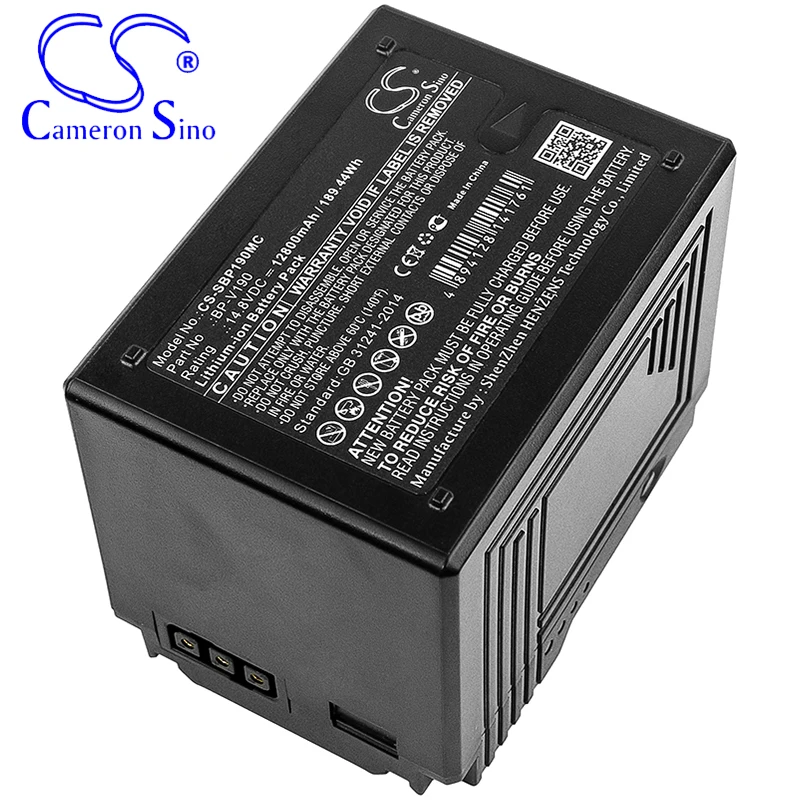 CameronSino Battery for Sony PMW-EX330 PMW-F5 PMW-F55 PMW-400 PMW-Z450 PMW-500 fits RED SM-4230RC Digital camera Batteries Black