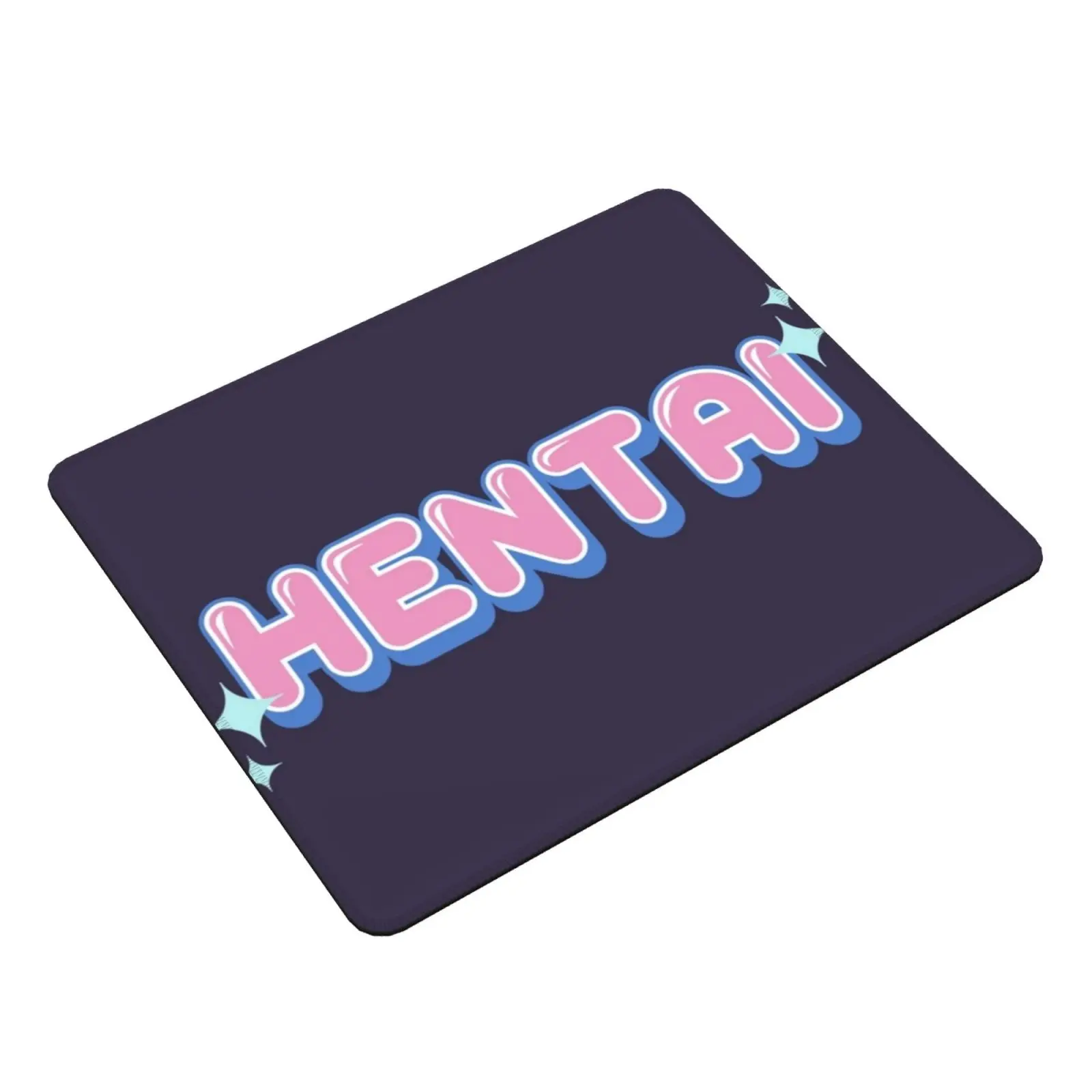 Hentai Mouse Pad DIY Print Cushion Hentai Manga Anime Funny Parody Colors Pink Kawaii Cute Adorable Blue White