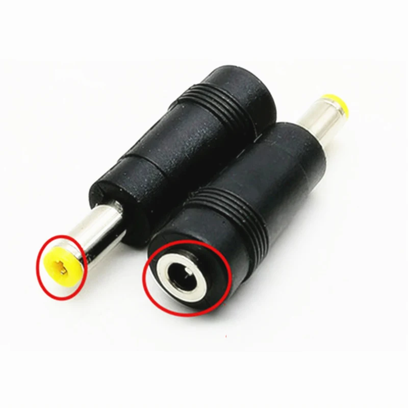 1pcs 4.0 x 1.7mm Female to 5.5 x 2.5mm Male DC Power Connector Adapter Laptop 4.0 x 1.7 to 5.5 x2.5