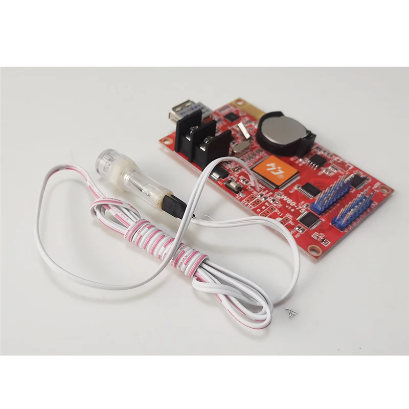 O sensor de brilho Huidu ajusta automaticamente o brilho para o único módulo de exibição LED de cor dupla