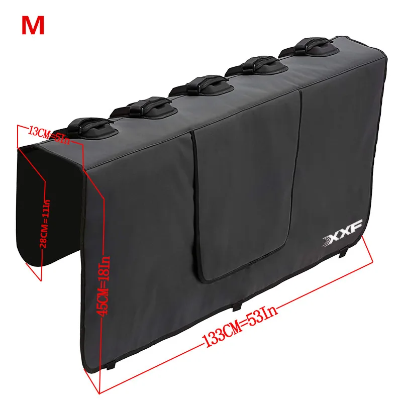 XXF Tailgate Pad Bicycle Rack Cover for Pickup Truck-Bike, Truck Bed, MTB Carrier, Mountain MTB, 2, 5 or 6