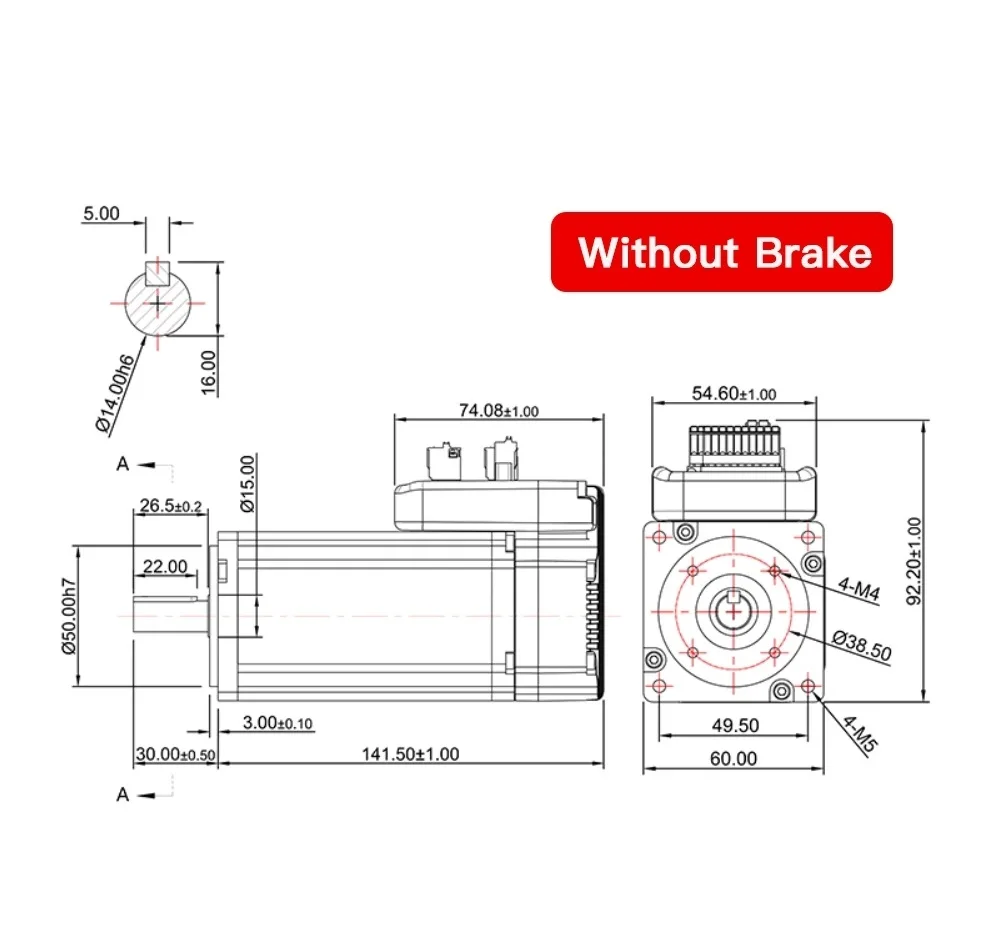 Imagem -04 - Jmc-servomotor Integrado 400w 3000rpm nm para Pulverização Braço Mecânico Impressão 3d Cnc Kits