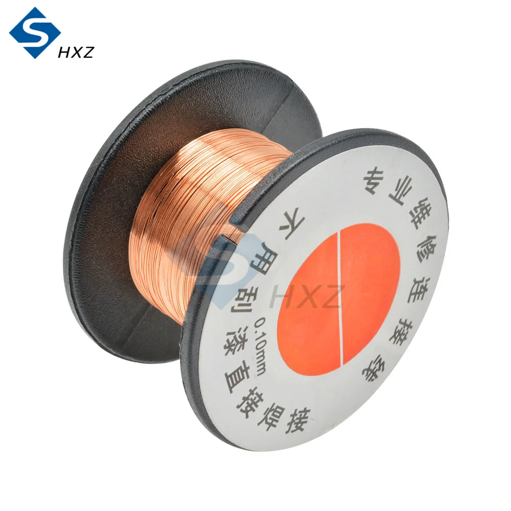 JLY 0.1mm Copper Soldering Wire Solder PPA Enamelled Repair Reel Welding Wire DIY Copper Enamelled Wire PCB Welding Repair Tool