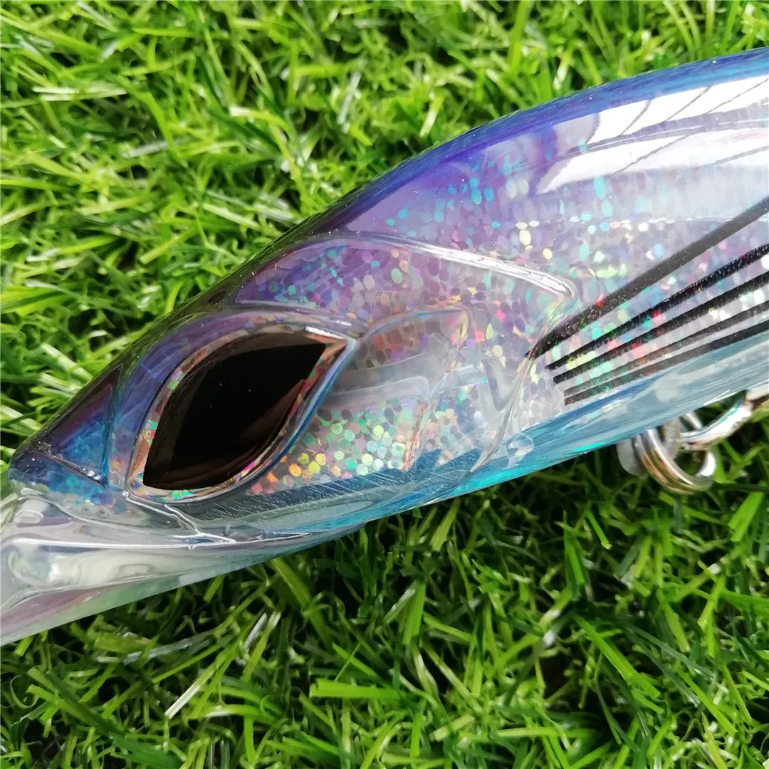 18cm 90g Wobbler Angelköder Großer Crankbait Minnow Peche Bass Trolling Kunstköder Hecht Karpfen Köder Peche Angelzubehör – Detail 11