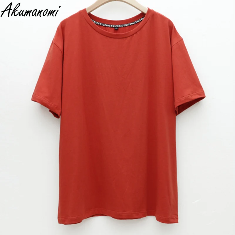 Camiseta oversize Wives de algodón para mujer, camisetas de talla grande 10xl, Top corto de manga corta, ropa Vintage