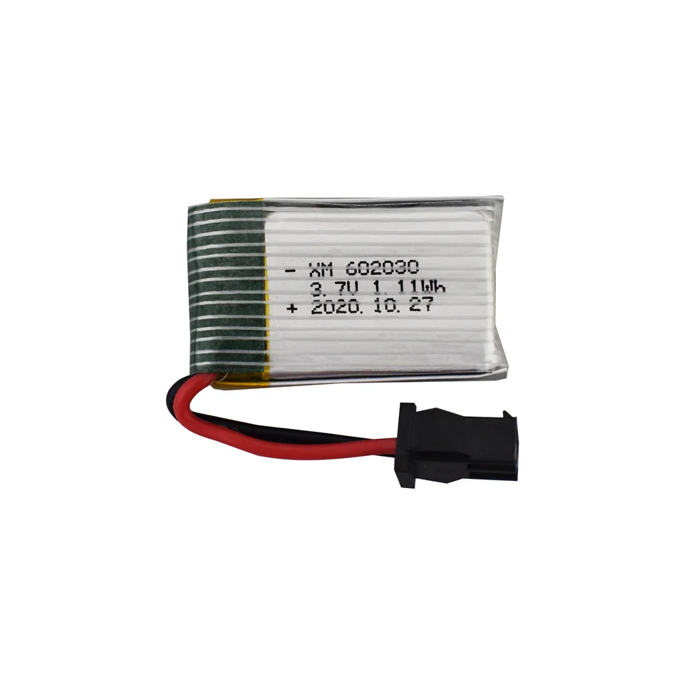 602030   3.7V 300mah 1S Lipo Battery SM Plug 5in1 Charger Wire for 9610E 9604E Remote Control Car RC Child Toy Car Spare Battery