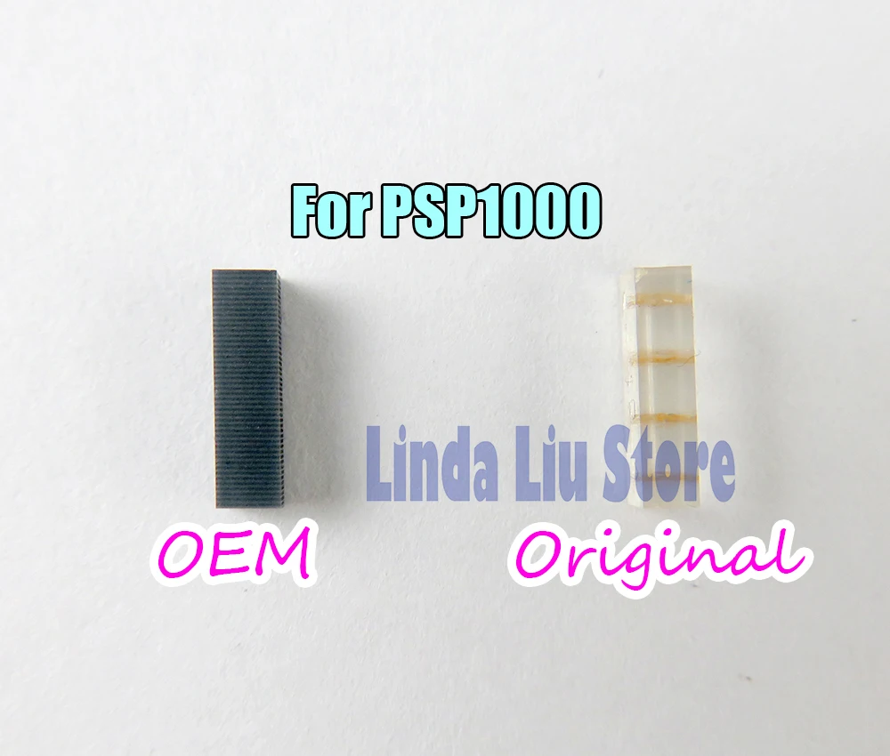 3PCS PSP1000 3D analog Joystick OEM Contact Conductive Rubber Pad Repair Part Games Replacement 3D rubber For PSP 1000