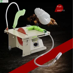 Multi-function DIY Jade Woodworking Engraving Machine Table Saw Desk Mini Polisher Stone Cutting Machinery 220V / 110V 1380W