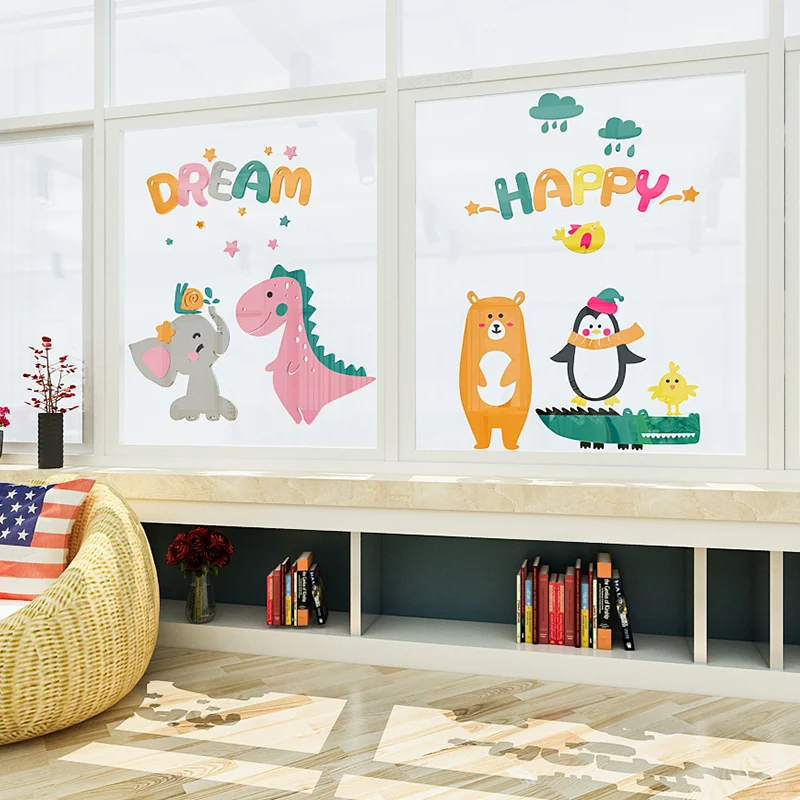 WS5 Children's bedroom cartoon door wall decoration 3 D three-dimensional wall sticke children living roon decorate