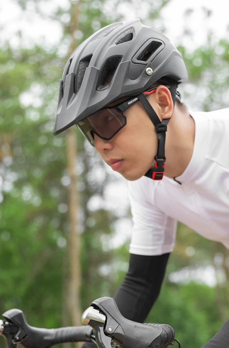ROCKBROS Radfahren Brille Photochrome UV400 Fahrrad Sonnenbrille Sonnenschutz Outdoor Sport MTB Straße Fahrrad Brillen Brille Gläser – Detail 13