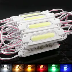 12V LED modülü 20 adet 3 LED süper parlak dize ışık Lens beyaz renk IP65 su geçirmez SMD reklam tasarım LED modülü