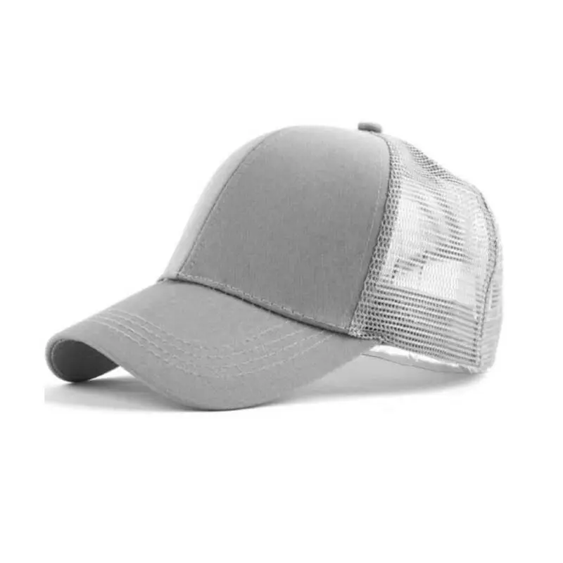 HOT Baseball Cap Men Casquette Femme Men Cap Ponytail Baseball Cap Summer Hat Women Sun Sport Mesh Hat Snapback Hip Hop Hat